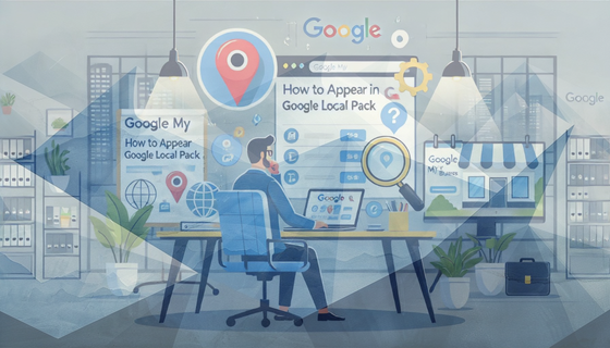 comment apparaître dans le pack local google ?