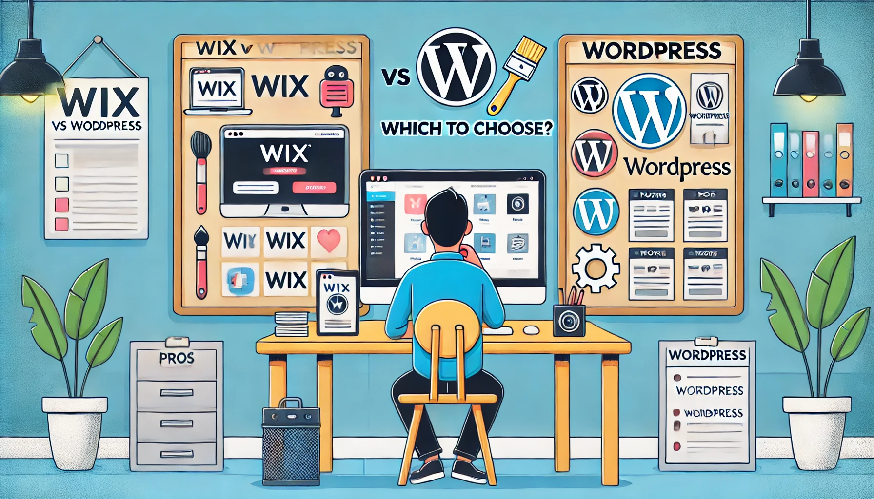 Que choisir entre wix et wordpress ?